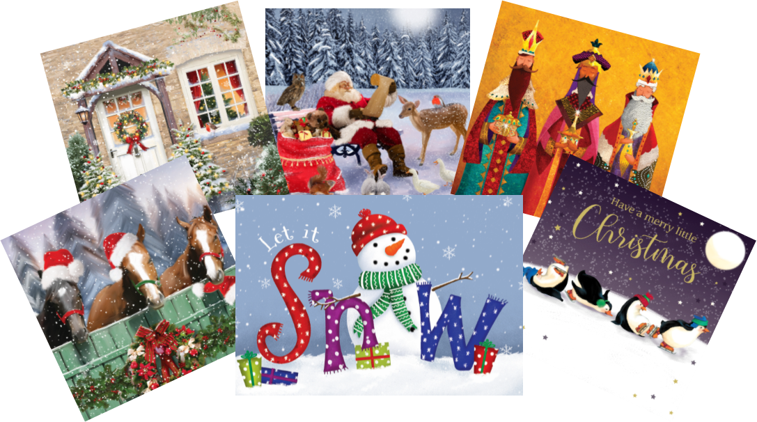 Xmas Card Fan