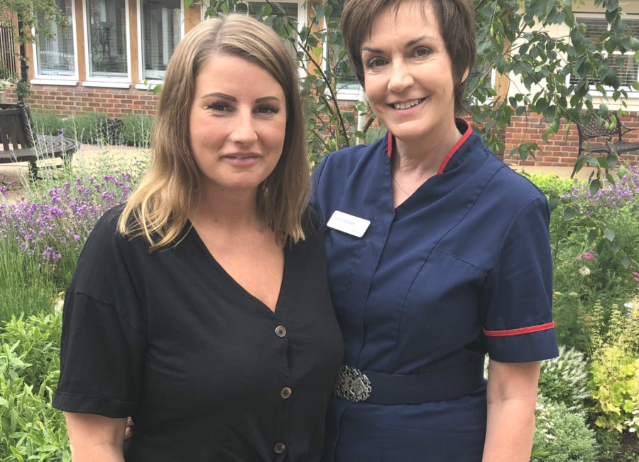Lynsey Tilbury With Nurse Carole Hildreth For Website